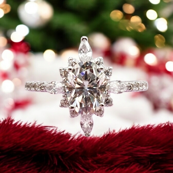 MOI|GLAM Moissanite Diamond Goddess Ring - Picture 8 of 10
